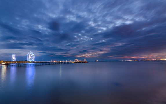 三亞鳳凰島夜景