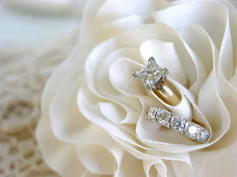 結(jié)婚戒指的背景