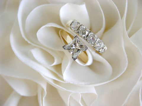 結(jié)婚戒指聚焦索利泰爾