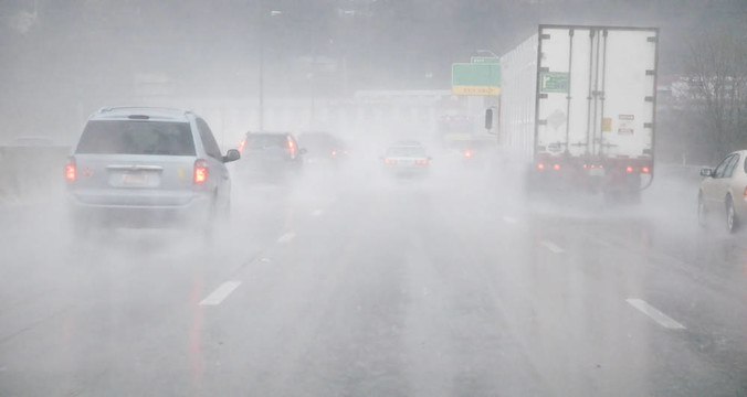 雨天的道路