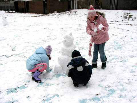 堆雪人