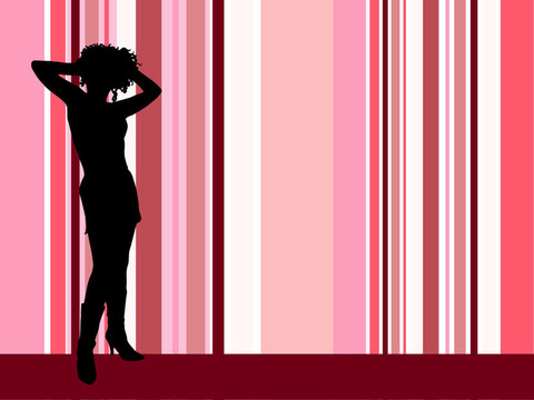 性感女