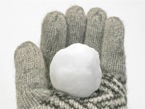 雪球在手套