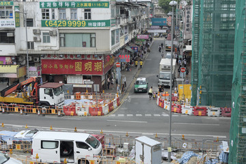 香港上水街頭