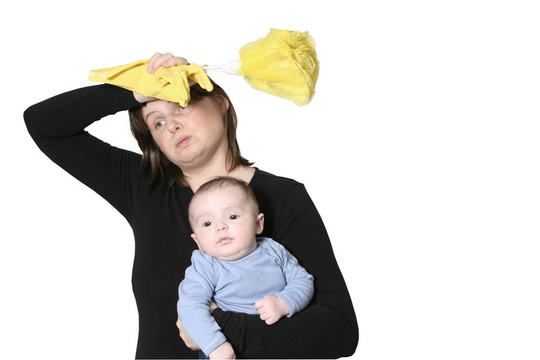 家庭主婦的嬰兒
