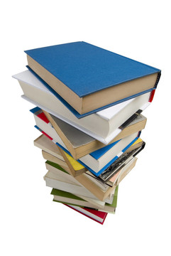 堆書