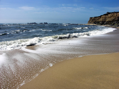 波在Beach