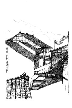 古鎮(zhèn)速寫