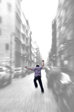 跑了！