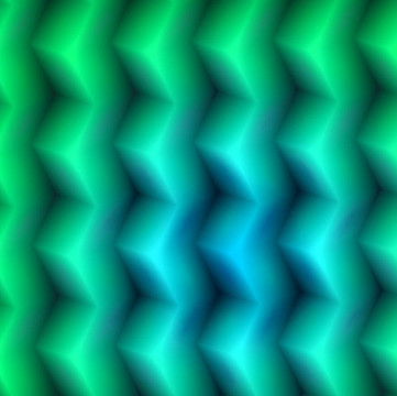 水族綠色3D盒