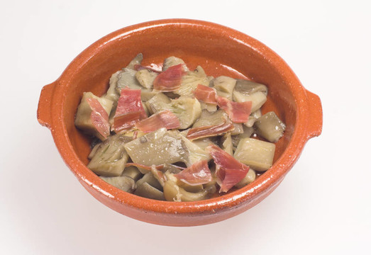 蘑菇和火腿點心