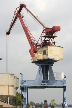起重機(jī)在港口