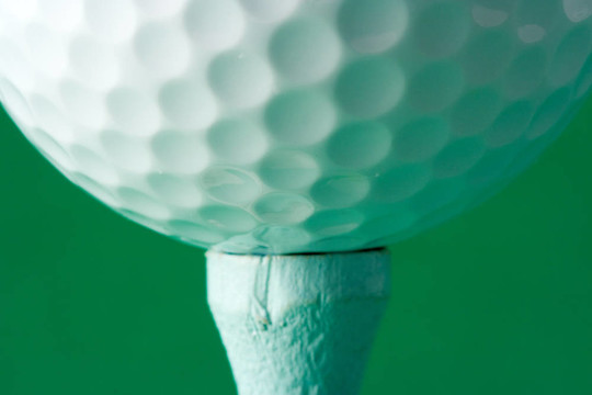 Golf Ball Teed