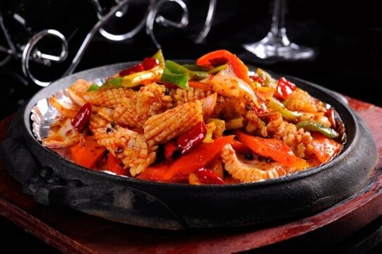 鐵板鮮魷
