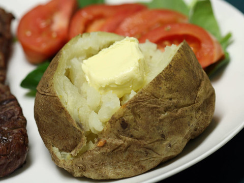 烤土豆收起來