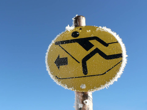 標志滑雪小道