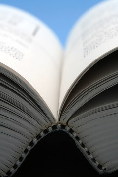 打開的書