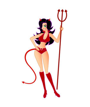 性感的女惡魔
