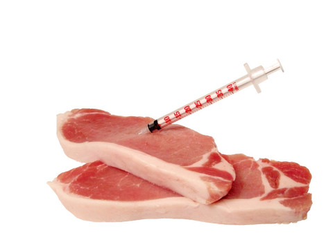 注射器豬肉