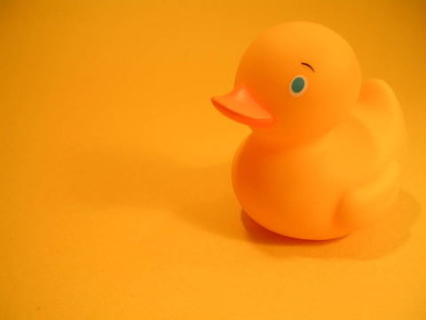 橡膠Duck Yellow