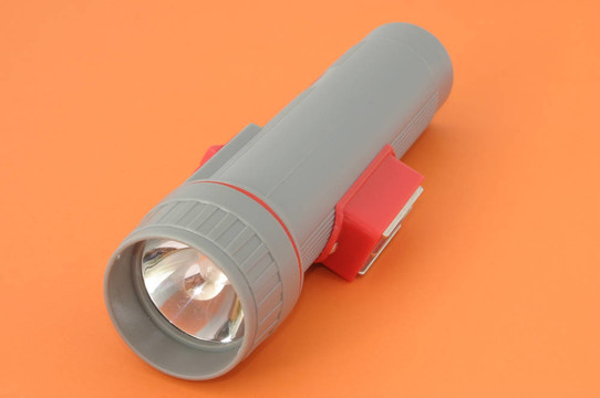 手電筒的橙色