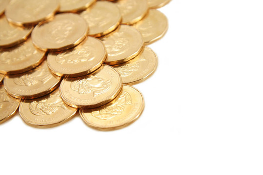 金色的硬幣