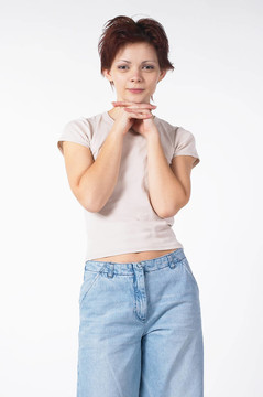 十幾歲的女孩