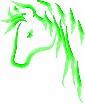 綠色的馬