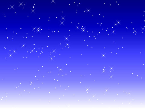充滿星星的天空