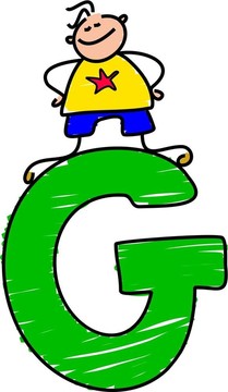 字母G的男孩
