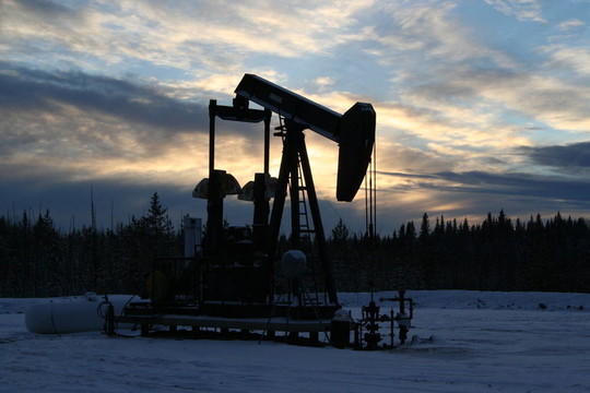 pumpjack日落