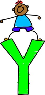 字母Y的男孩