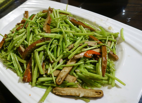 蘆蒿炒香干 香干炒蘆蒿