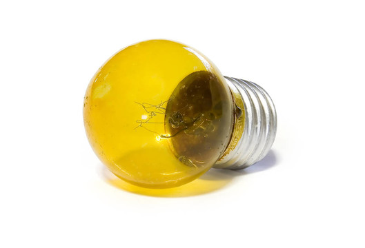 黃色的燈泡