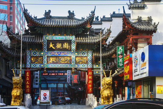 濟(jì)南大觀園 大觀園 古建筑