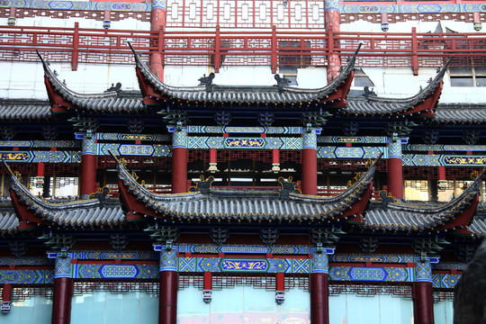 濟南大觀園 大觀園 古建筑