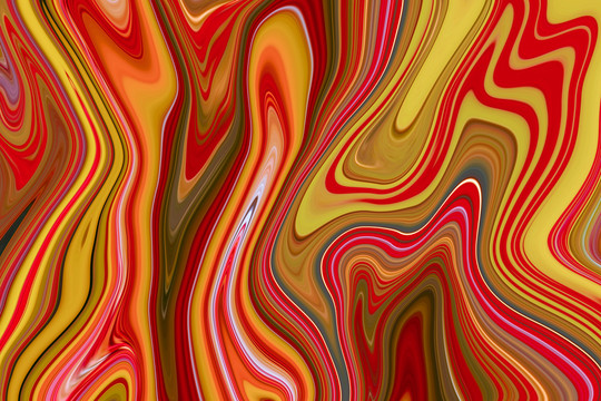 金色紅色線條背景 無分層