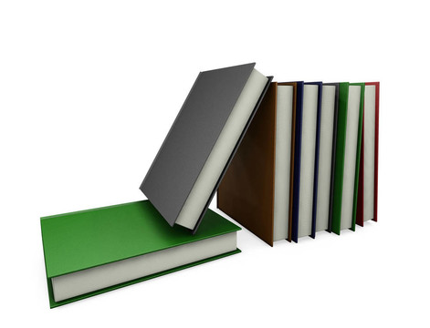 堆書
