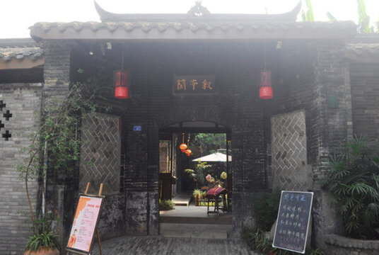 仿古建筑大門