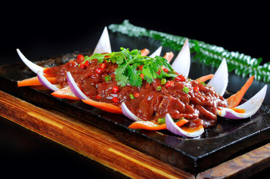 石板羊肉