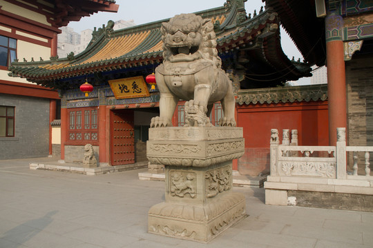 石獅 大興善寺