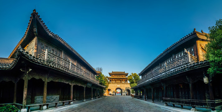 臺兒莊古城風(fēng)光超大接片