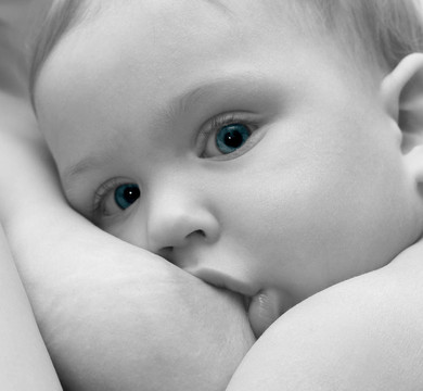母乳喂養(yǎng)的嬰兒