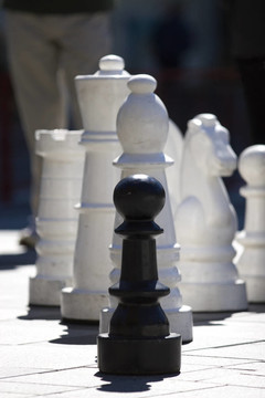 感覺像一個棋子…