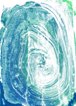水彩monoprint