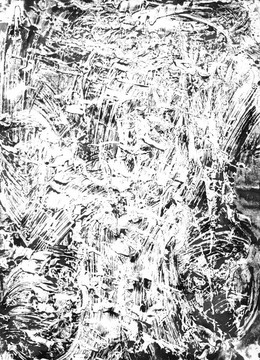 水彩monoprint
