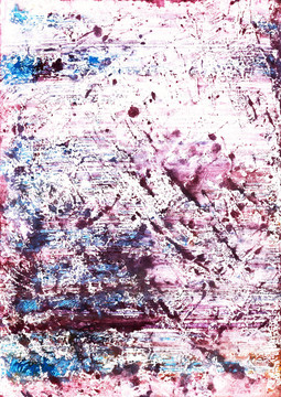 水彩monoprint