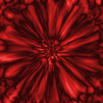 紅色的花；在PS圖象處理軟件
