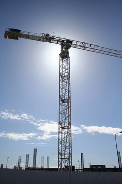 建筑工地起重機