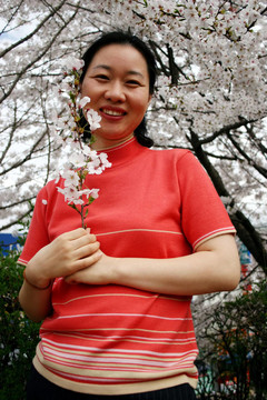 櫻花的女人